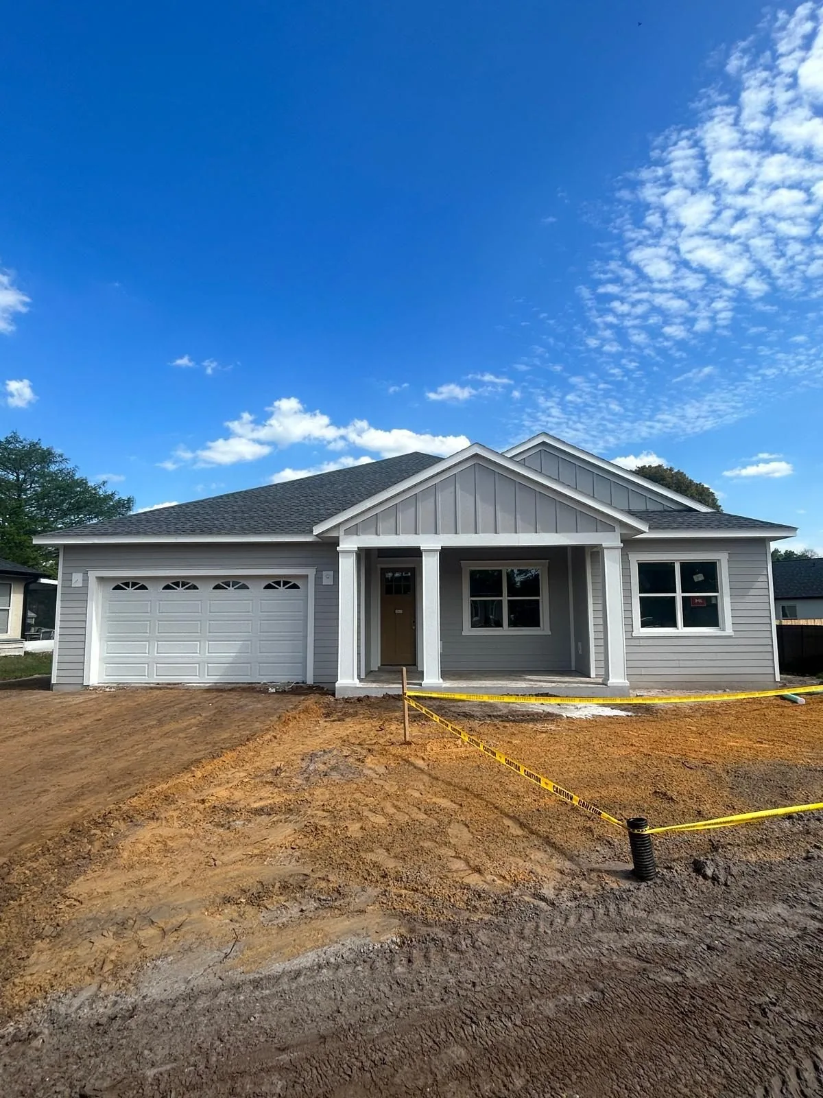Craftsman home with new fiber cement siding